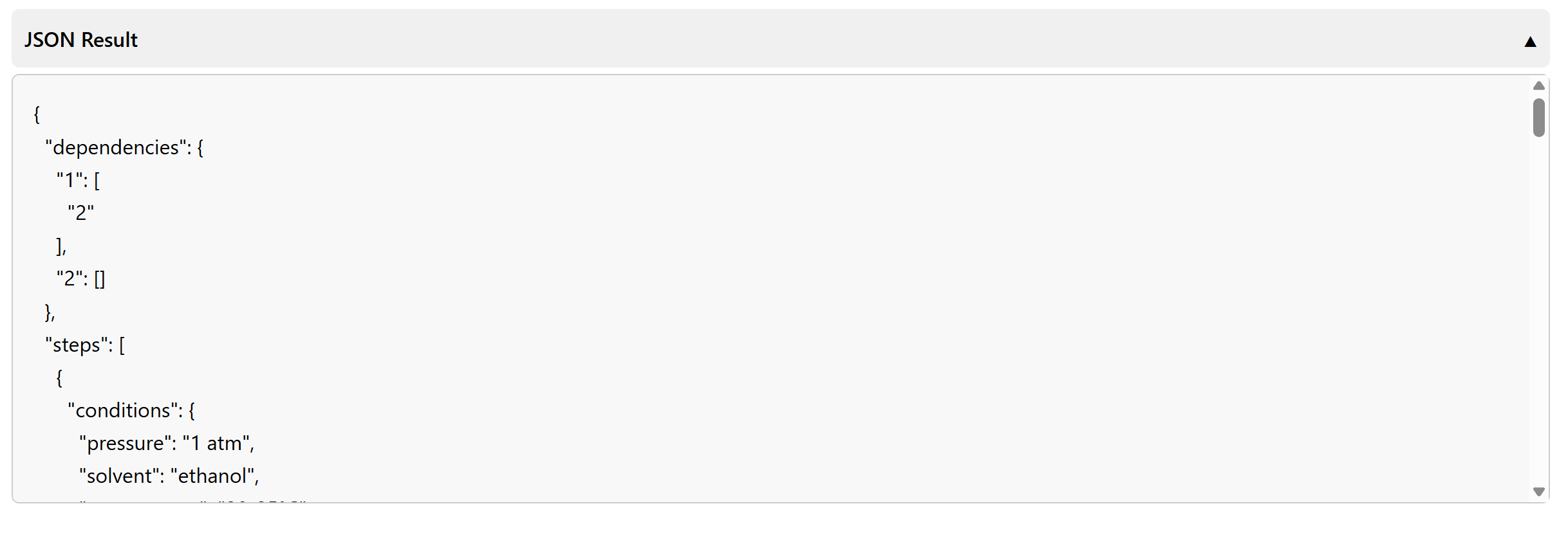 JSON Data Export