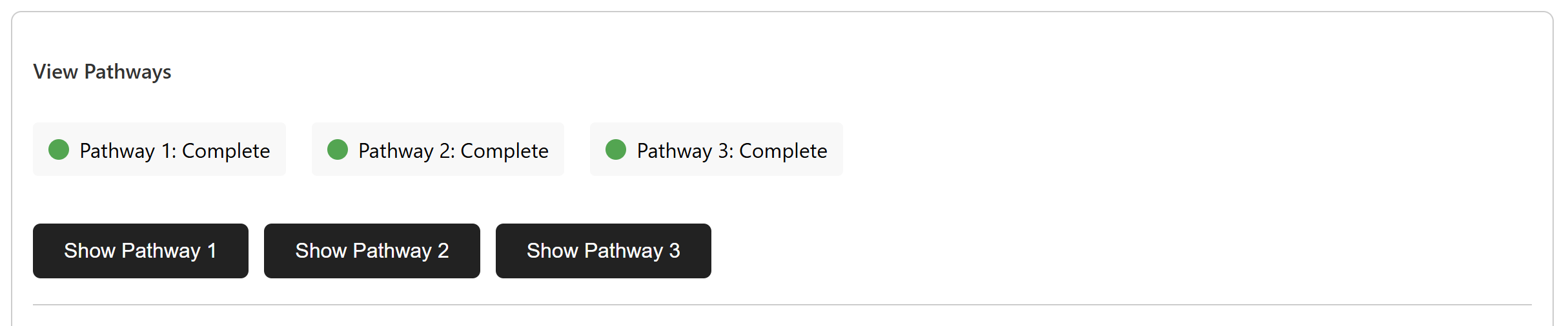 Multiple Pathway Support